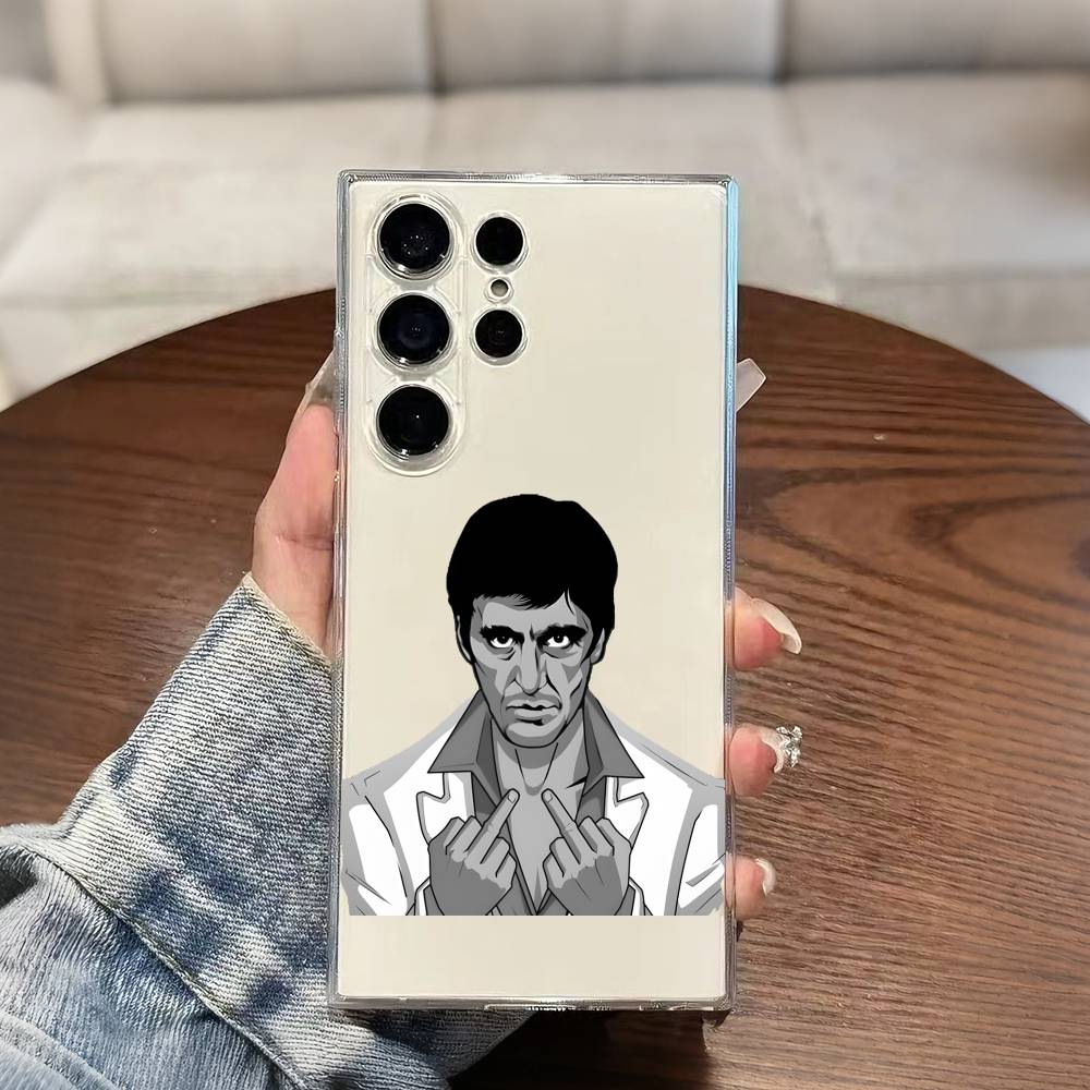 The Second M-Michael Corleone God-Father Phone Case For Samsung S25,S24,S21,S22,S23,S20,Ultra,Plus,lite,fe,5G Transparent Cover