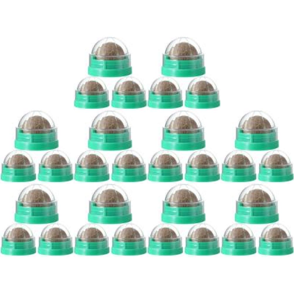 3Pcs Cat Catnip Toys Healthy Cats Wall Catnip Ball Kitten Chew Toys Pet Supplies