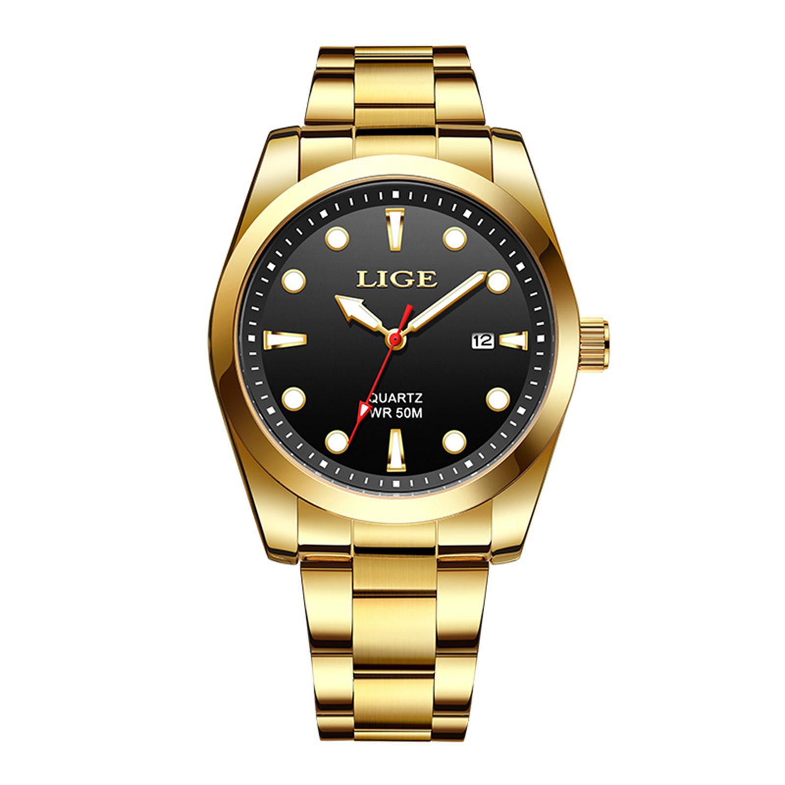 

Мужские водонепроницаемые светящиеся наручные часы-будильник для бега One Size