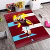 Tappeto Antiscivolo Logo Stadio West Ham United Zerbino da Pavimento Calcio Tappeto Morbido per Soggiorno Camera da Letto Decorazione per Tifosi Regalo per Sostenitori