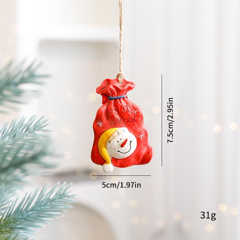 Cross-border Christmas Reindeer Ornaments: Cartoon Tree Decorations & Holiday Accessories