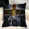 Christian Bible Jesus Christian Pillow Case Square Pillow Bedroom Sofa Leisure Comfort Cushion Car Home Decoration