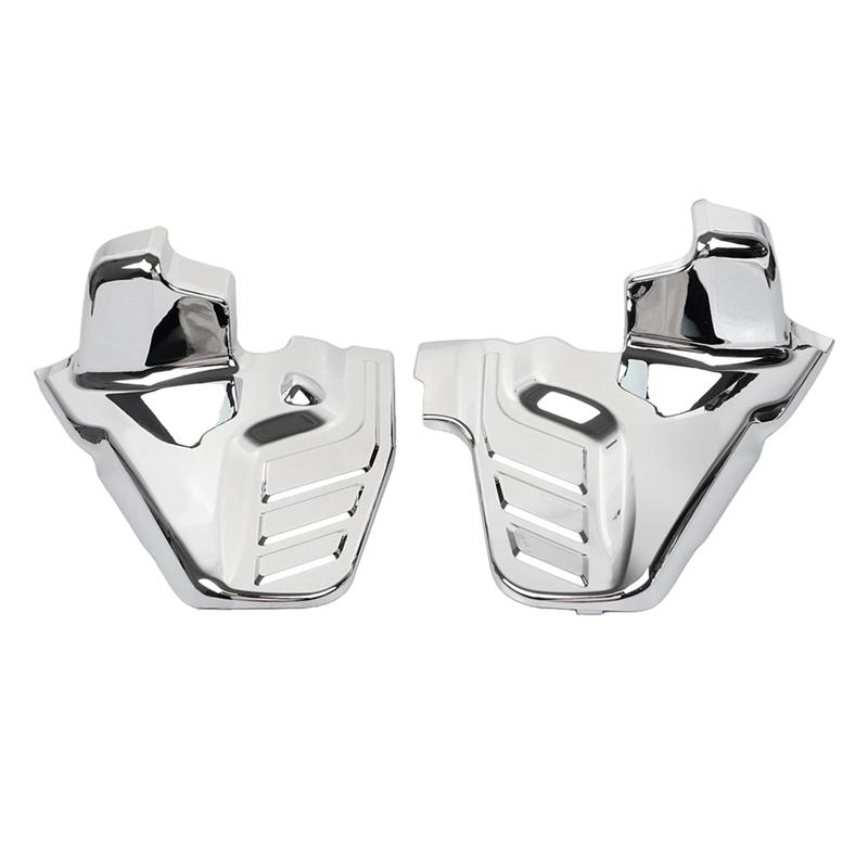 A28G-Engine Lower Side Cover In Chrome ABS For Honda Goldwing 1800 F6B GL1800BD Deluxe