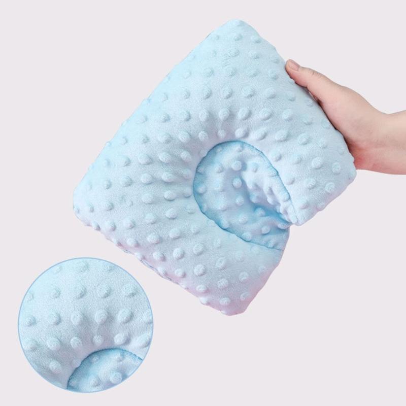 Concave Pillow for Newborns Double-sided Head Support Cushions Breathable Comforting Pillows for Baby Girls Boy