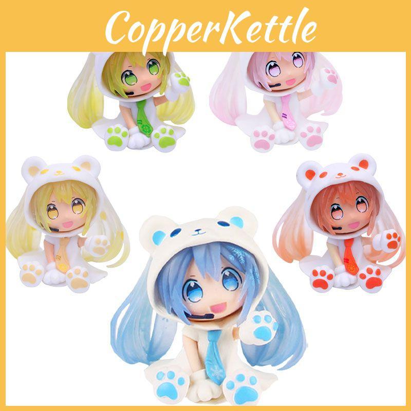 Q Version Hatsune Miku PVC Figur Modell Spielzeug Hochdetailliertes Sammlerstück für Anime-Fans