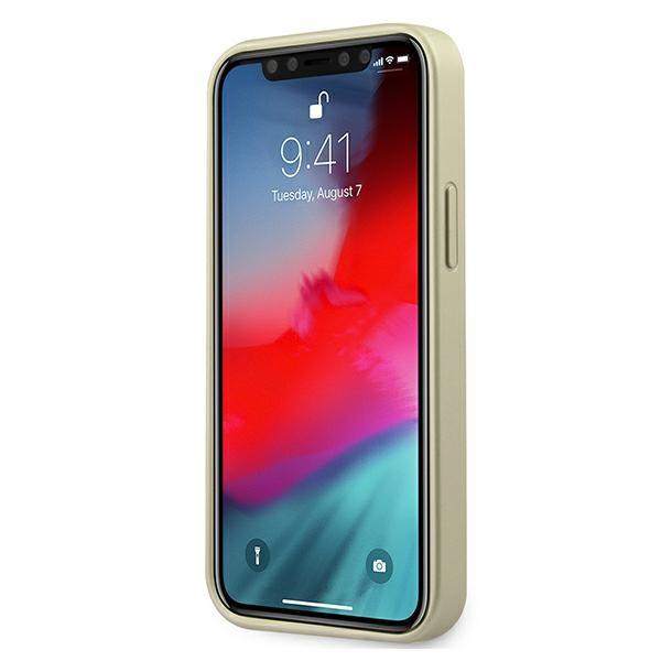 Guess Guhcp12Siglgo Iphone 12 Mini 5,4Złoty/Gold Hardcase Iridescent