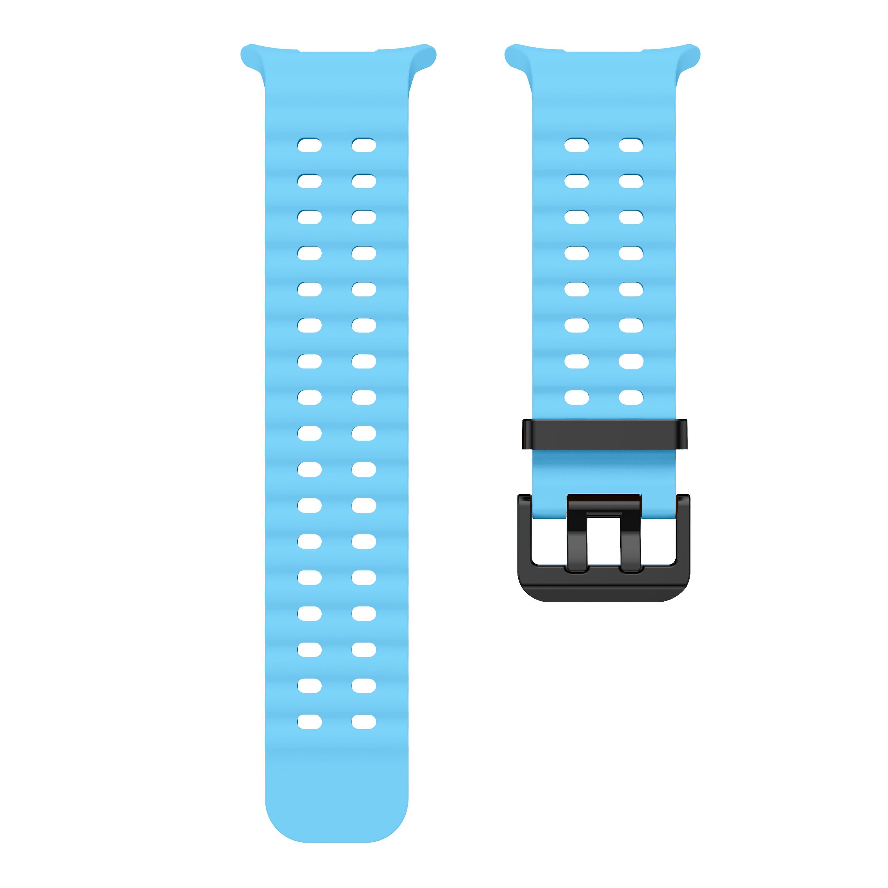 

Оригинальный ремешок для часов Samsung Galaxy Watch Ultra 47 мм, мягкий спортивный браслет Correa для Galaxy Ultra 47 мм, мужской и женский ремешок для часов galaxy watch ultra небесно-голубой