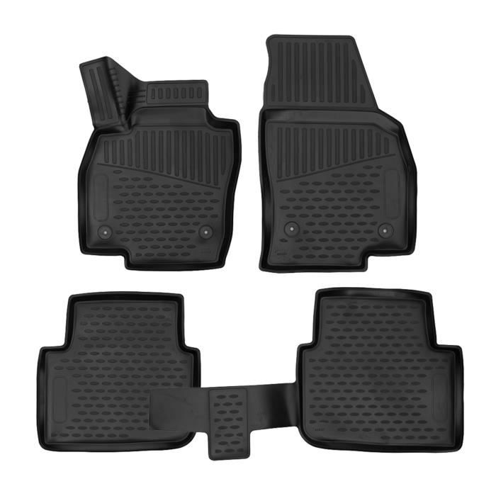 Tapis De Sol - Exclusive - Skoda Kamiq - Caoutchouc - 4 Pièces - Toutes Saisons