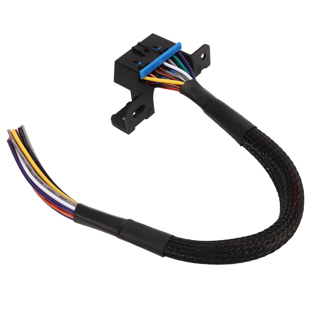 OBD2 Female to Open Cable 16PIN Durable Rugged Wear Resistant Dash Port Pigtail Fixed Wire Harness