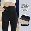 Women Zipper Tummy Control Shark Pants, Fleece Lined High Waist Butt Lifting Skinny Leggings for Autumn Winter Outdoor Wear
