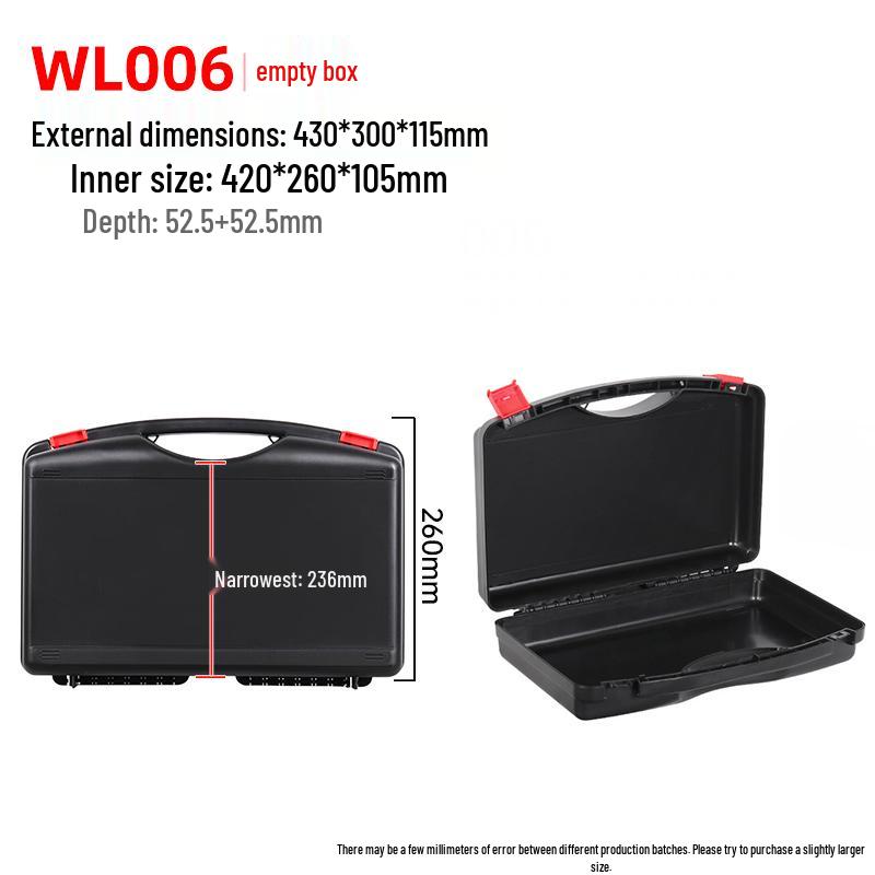 Multi-Functional Tool Storage: Handheld Plastic Box for Tools, Electric Drill, and Multimeter Equipment