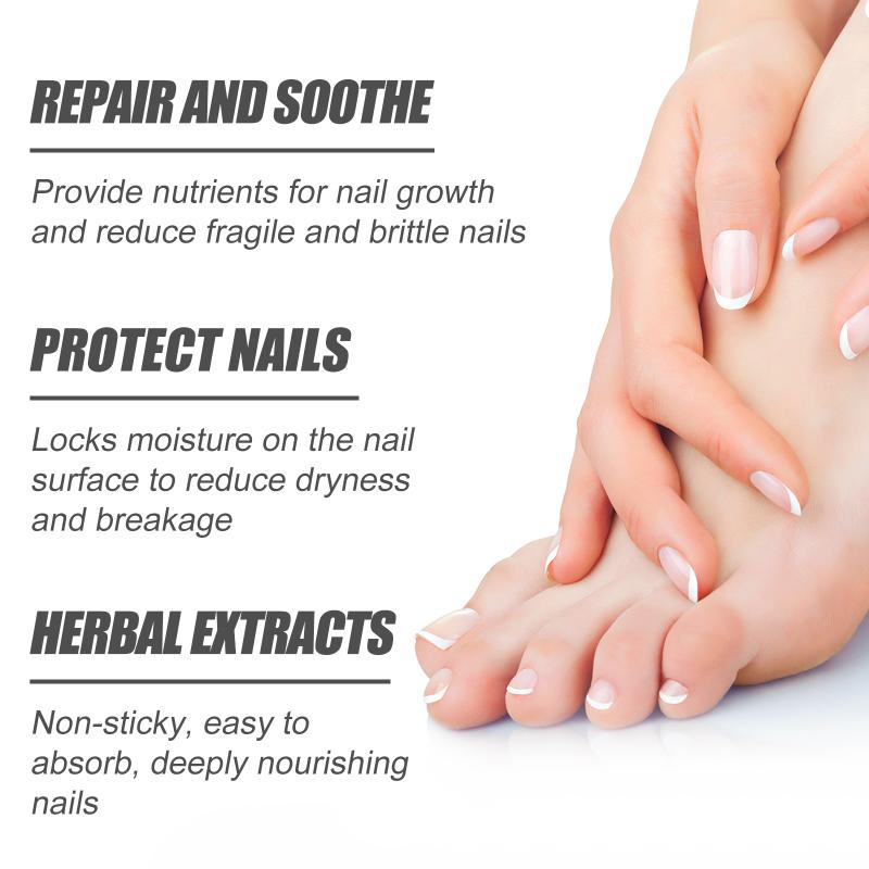 Natural Nail Growth Oil Strengthener Treatment For Smoother Brighter Nails Cuticle Care Solution With Moisturizing Tight