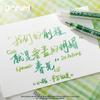 Transparent Refillable Calligraphy Soft Brush Gel Pen for Writing Flexible Calligraphy Pen Stationery Office School Supplies
