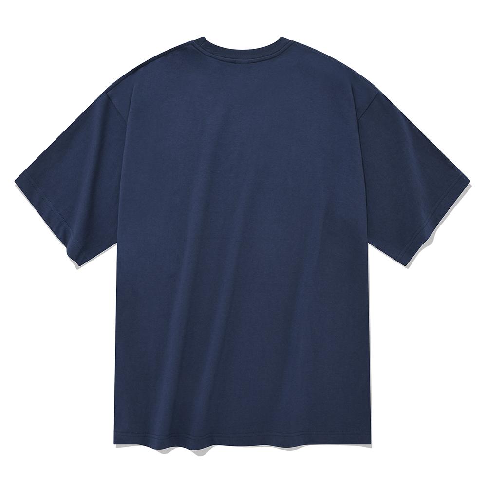 RADINEO Long Cat Short Sleeve T-Shirt Navy