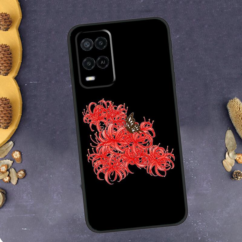 Lycoris radiata Phone Case For Oppo A40 A60 A80 A78 A98 A18 A38 A58 A74 A94 A54 A16 A76 A96 A15 A17 A77 A57S