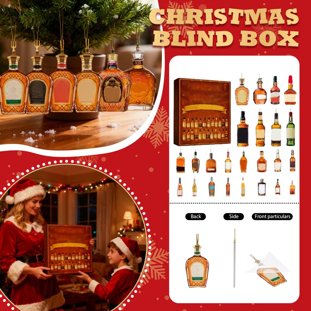 3D Flat Aircraft Box 24pc  Series Advent Calendar Christmas Countdown