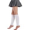 Autumn Winter Halloween Accessories Leg Warmer Women White Knitting Leg Warmers Ribbed Footless Socks Stockings