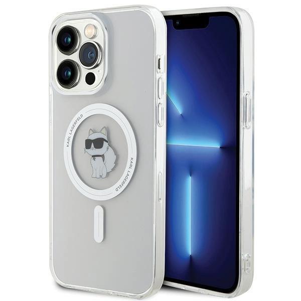 Karl Lagerfeld Klhmp15Xhfccnot Iphone 15 Pro Max 6.7 Transparent Hardcase Iml Choupette Magsafe