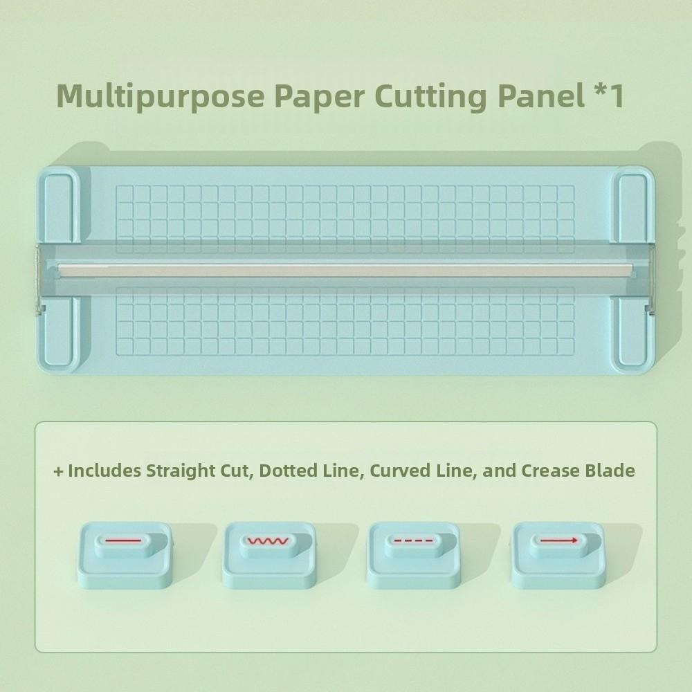 Precision 4-in-1 Paper Cutter Bidirectional Cutting 360-degree Craft Paper Cutter Creasing Dotted Anti-Slip Shredder