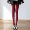 Women's Tights Slim Stockings Pantyhose Super Elastic Large Size Leggings Red Women's Media Sexy Tights Spring Autumn Winter