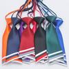 Nœud papillon double couche en mélange de soie style coréen pour femmes - Uniforme JK style académique