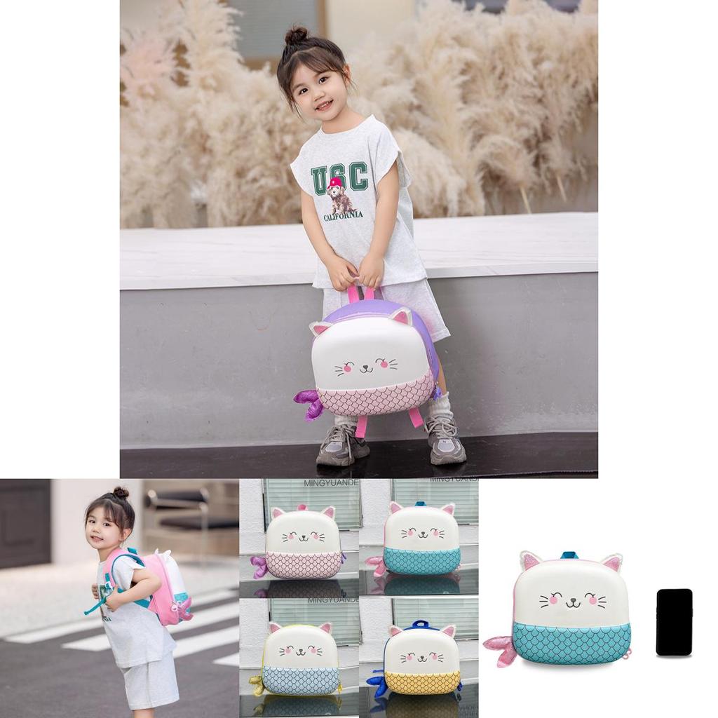 Cute Animal Design Kids Backpack Oxford Fabric School Bag For Boys And Girls