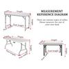 Stretch Spandex Table Covers For 6 Foot Tables - 6 Ft Universal Rectangular Fitted Tablecloth Protector
