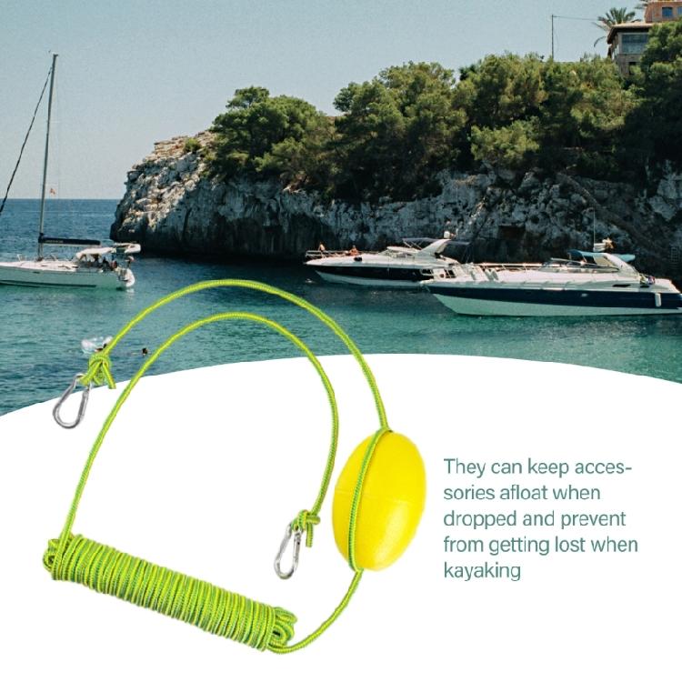 Kayak Accessory Kayaking Boat Buoy Float Leash Marine Rope Drift Anchors Tow Throw Leash Kayak Throw Line with Hook