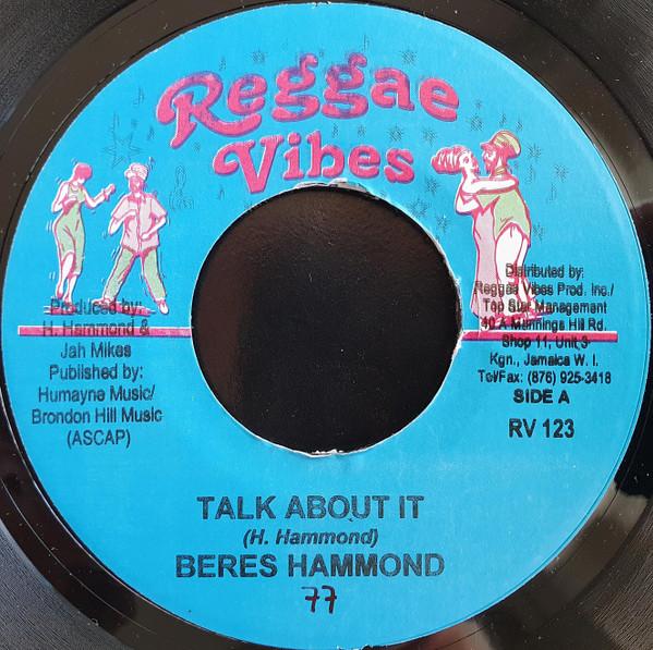 

7-дюймовая пластинка BERES HAMMOND Talk About It Talk About It Riddi RV123 Reggae Vibes Ямайский Регги Ска Даб Б/у