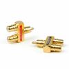 Premium 2pcs Audio Y Splitter Adapter 1 Male To 2 Female Gold Plated Design