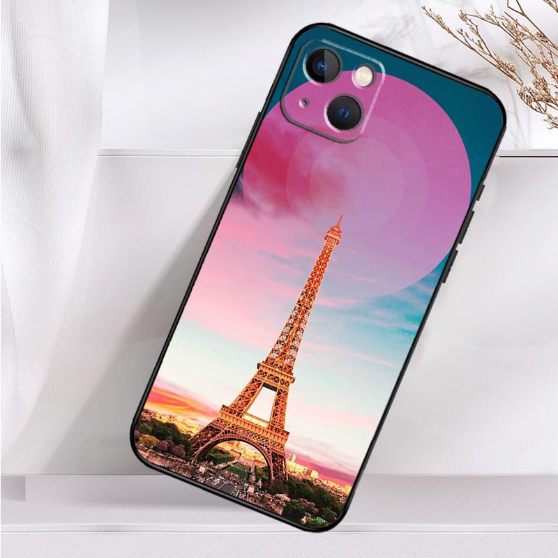 Paris Eiffel Tower France Shockproof Case For iPhone 17 Pro Max 11 14 15 16 Plus 12 13 Mini 16e 17 Air Phone Cover