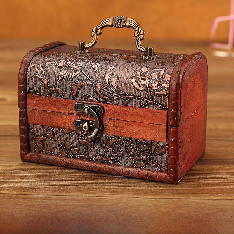 Wooden Chinese Style Storage Box For Accessories And Home Decorations Gifts
