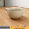 Ceramic Matcha Bowl & Chasen Stand Set with Kiln-Changed Stirrer Brush - Japanese Tea Ceremony Tools