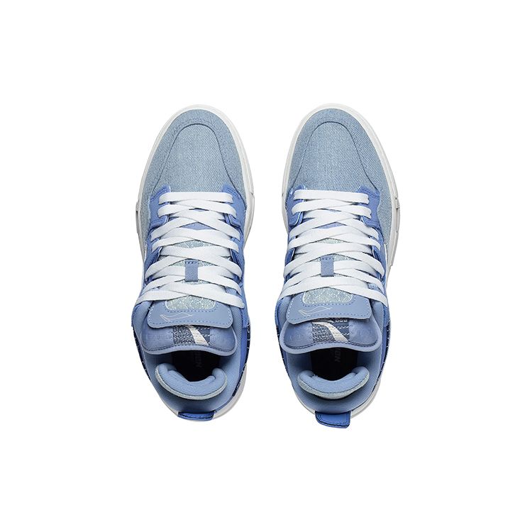 Li Ning Weigu Pro Lightweight Durable Low-Top Skate Shoes Women Skate Shoes Jiangshui-Blue AECS052-5