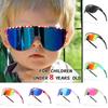 Youth Sunglasses 3-8 Years UV400 Windproof Cycling Goggles Boys Girls Outdoor Eyewear for Bicycle Road Camping Baseball Football