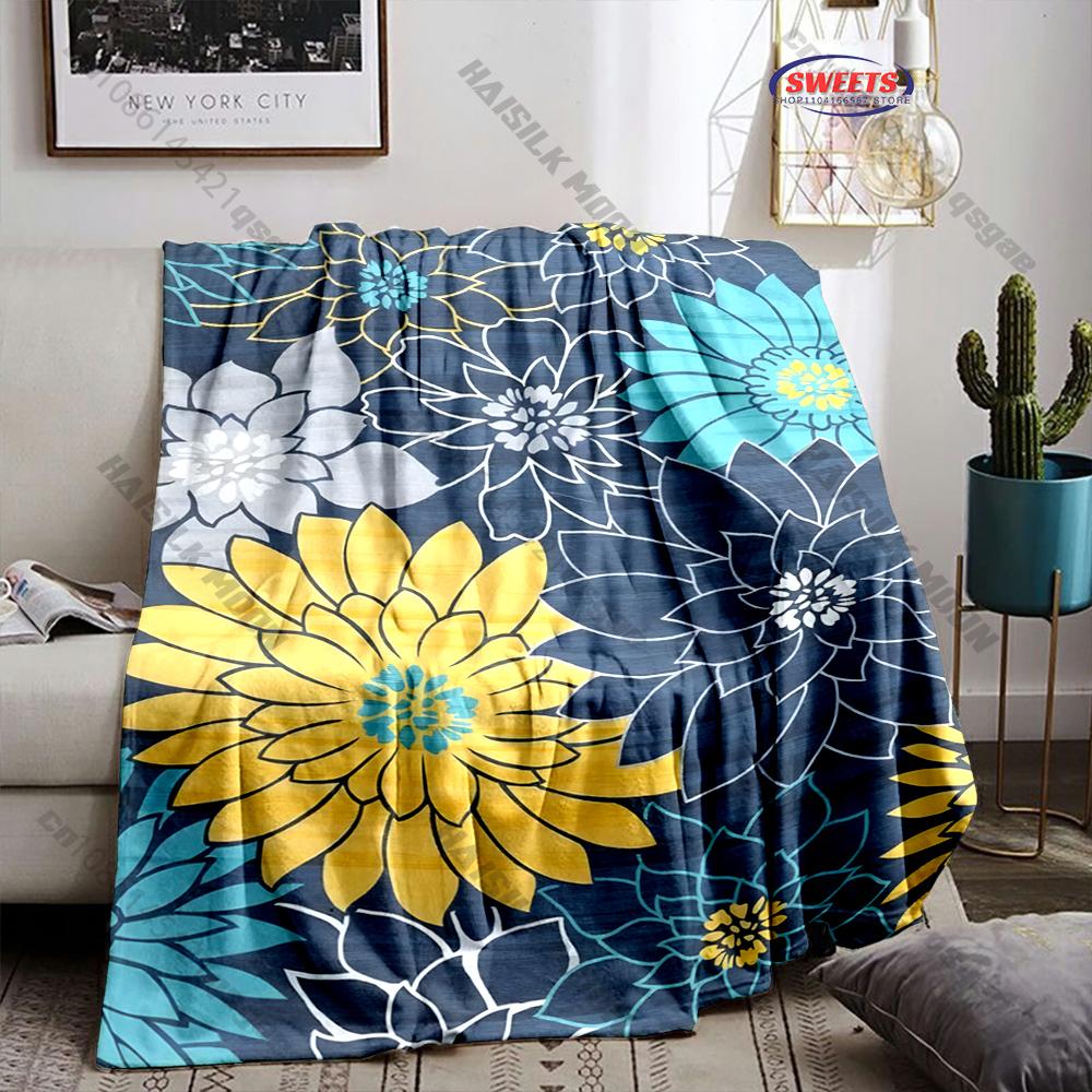 Aquarell-Blumenmuster-Decke Zimmer Sofa Dekorative Decke Mehrere Größen Mehrere Szenen Verfügbar Top 10 Weihnachtsgeschenke Schneller Versand