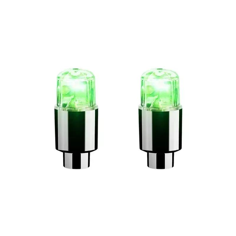 2/10pc Tire Valves Cap LED Lights Universal Car Motorcycle Bicycle Tyre Hub Motion Sensor Glowing Bulbs Cycling Lamp Accessories