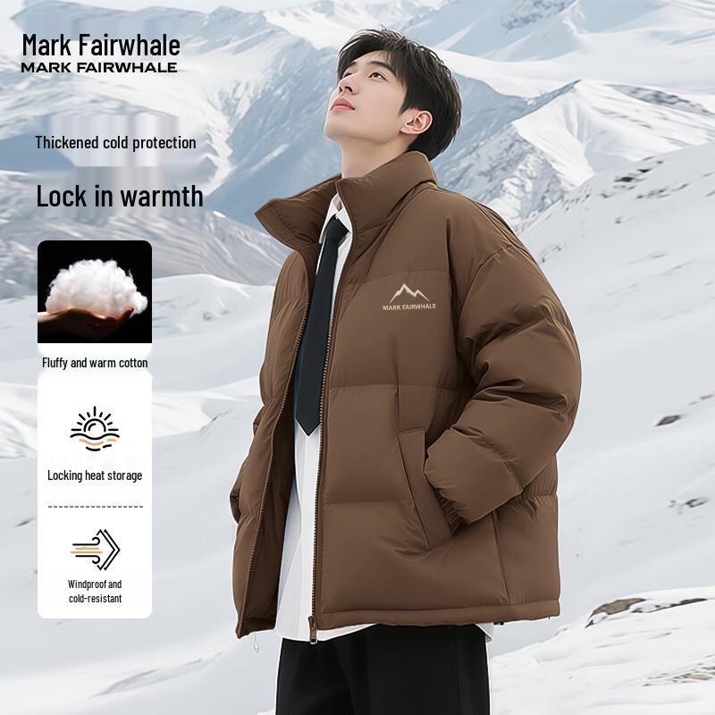 

Mark Fairwhale Men s Versatile Stand Collar Padded Jacket L