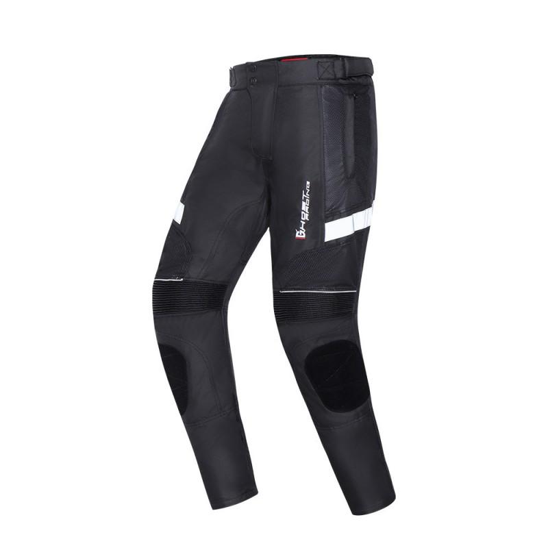 Mens Motorcycle Protective Pants With Integrated Armor Mesh Ventilated Riding Trousers Use