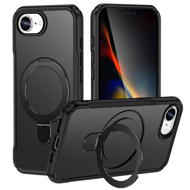 Military Grade Armor Magnetic Case For iPhone 17 Air 16E 16 15 14 13 12 11Pro Max Plus For Magsafe Shockproof Stand Holder Cover