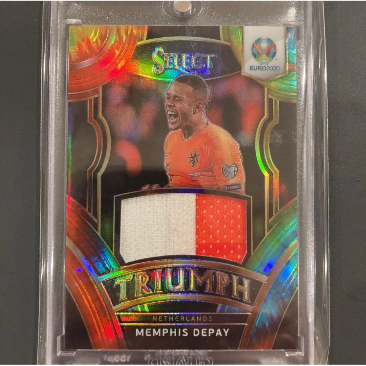 Used Limited to 25 pieces! Memphis Depay Tie Dye PANINI SELECT Soccer Card Messi Pedri Xavi TOPPS