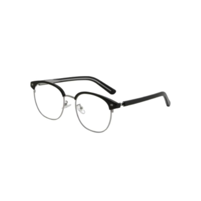 

Men s semi-rimless transparent steel neutral glasses G1490_Jelly Gray-Gray