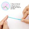 50Pcs 7cm Plastic Sewing Needles Large Eye Plastic Yarn Needles Set with Box For DIY Sewing Handmade Knitting Crocheting Crafts