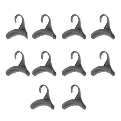 10PCS Hanging Bag Hook Arch Storage Purse Hanger Plastic Closet Hooks for Backpack Belt Scarves