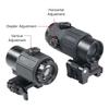 Eot**h G45 5X Magnifier Sight Scope G33 G43 3X Folding Side Flip Magnifiers Tactical Combo Hunting Amplify Adjustable Scopes