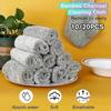 Bamboo Charcoal Fiber Dish Towel Household Cleaning Tools