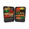 100PCS Handmade Fly Fishing Kit Lightweight Fly Fishing Lures Fly Fishing Flies Kit  Trout Fishing