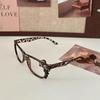 Y2K Hello Kitty Eyeglass Frame Kawaii Retro Leopard Print Glasses Frame Cartoon Cute Eyewear Decorative Gift Without Lenses