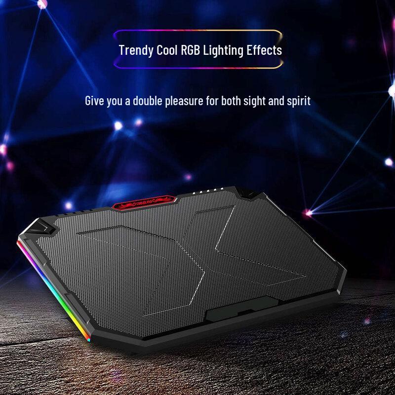 Ollymurs RGB 5-Fan Laptop Cooling Pad