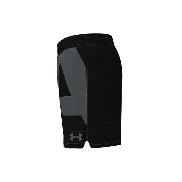 Under Armour Woven Basketball Shorts Men Bottoms Black 1370224-002